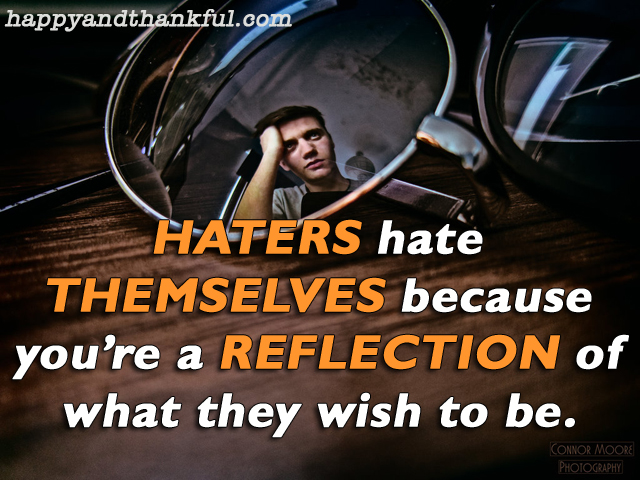 haters quote